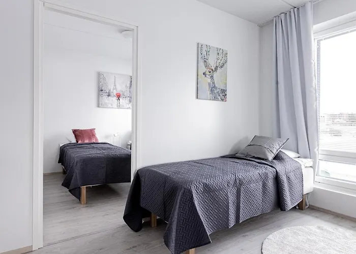 Appartamento X 3, Sleepwell, Nuutti, Free Indoor Parking Turku